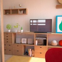 ロフトベッドを活用した無印家具で作る５畳の子供部屋事例