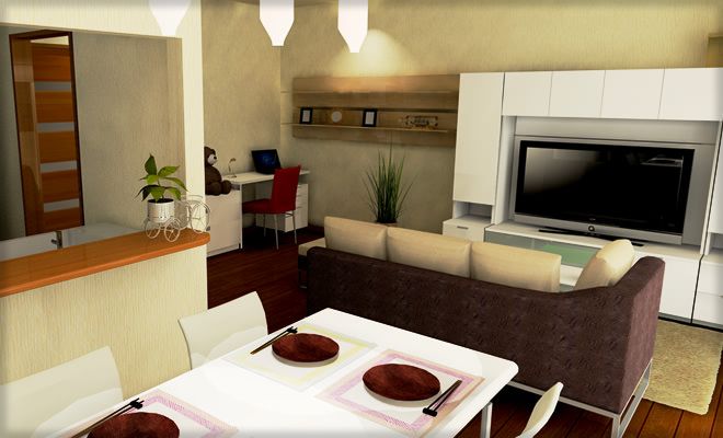 使いやすい 対面キッチン付き１４畳l字型リビングのレイアウト 家具配置例 リビングのコーディネート レイアウト