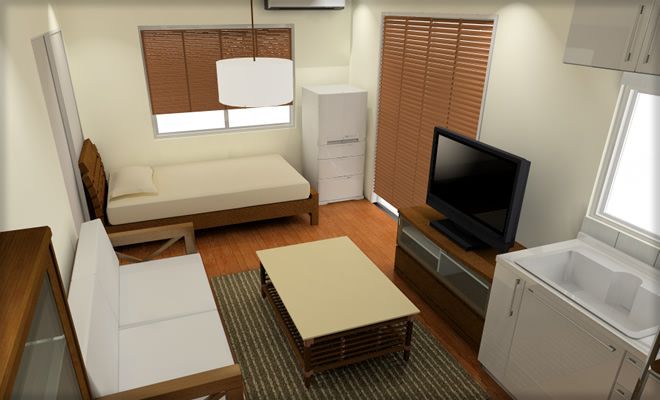 Sohoインテリア例 １ldkの３畳部屋を仕事部屋にレイアウトする 一人暮らしのワンルームインテリア